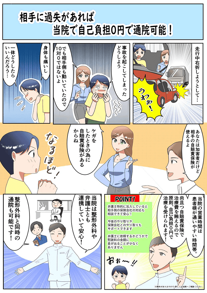 交通事故マンガ
